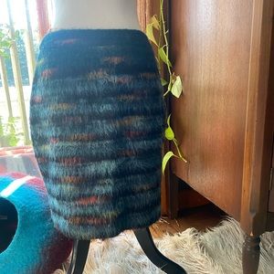 Anthropologie Maeve 6P Soft Wool Blend Furry